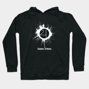 420 Clear Stoner Symbol Hoodie